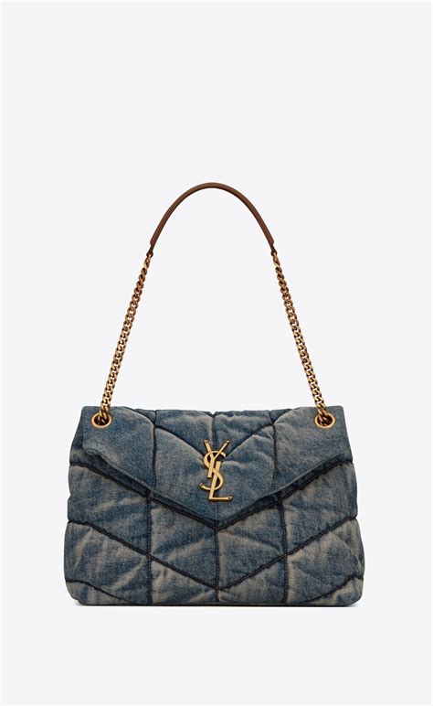 saint laurent denim bag|buy yves saint laurent bag.